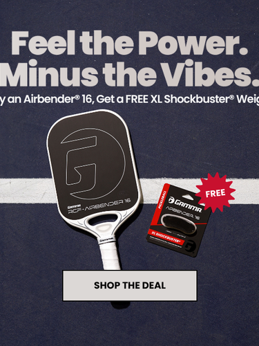 Feel the Power, Minus the Vibes. Get a FREE XL Shockbuster Weight with Airbender 16.