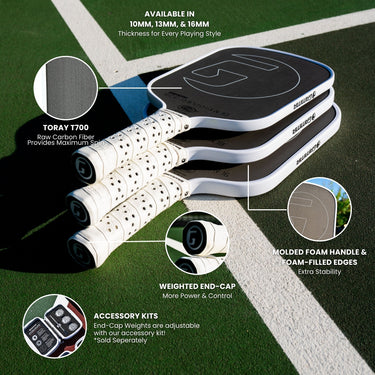 GAMMA Obsidian 13 Pickleball Paddle - GAMMA Obsidian 13 Pickleball Paddle