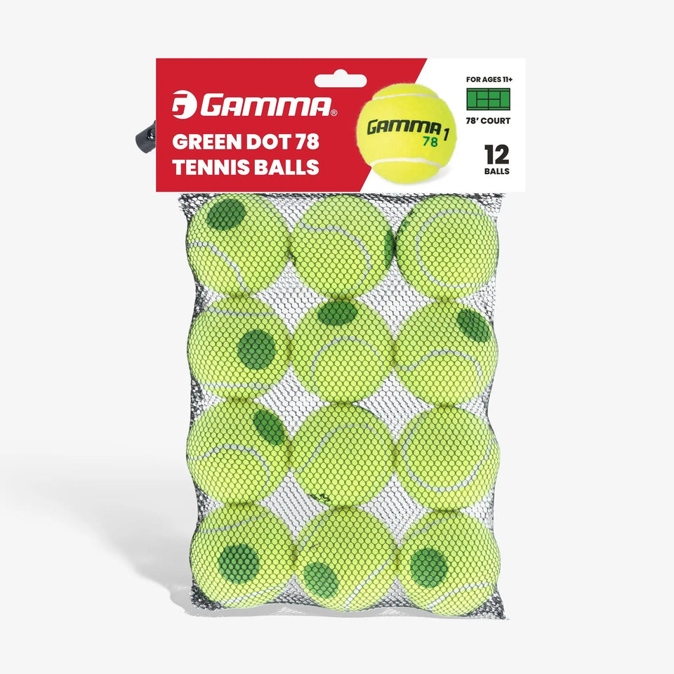 Green Dot 78 Tennis Ball Gamma Sports